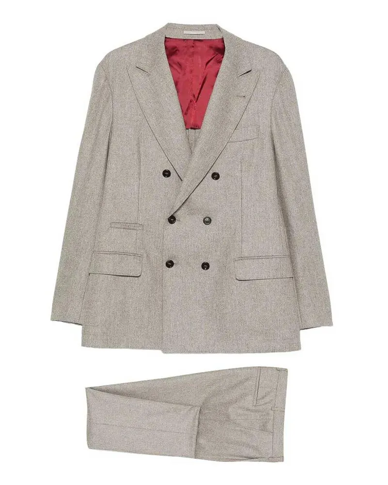 Brunello Cucinelli Eleganter Anzug - Braun Braun
