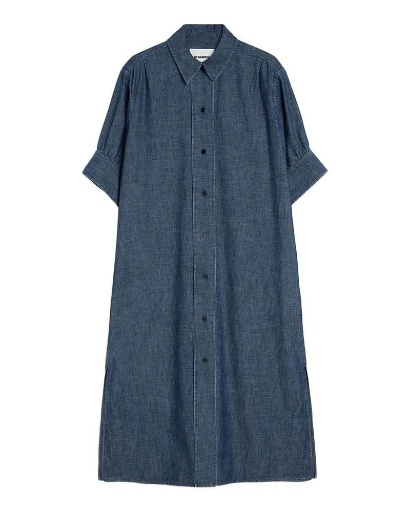 Jil Sander Knielanges Kleid - Blau Blau