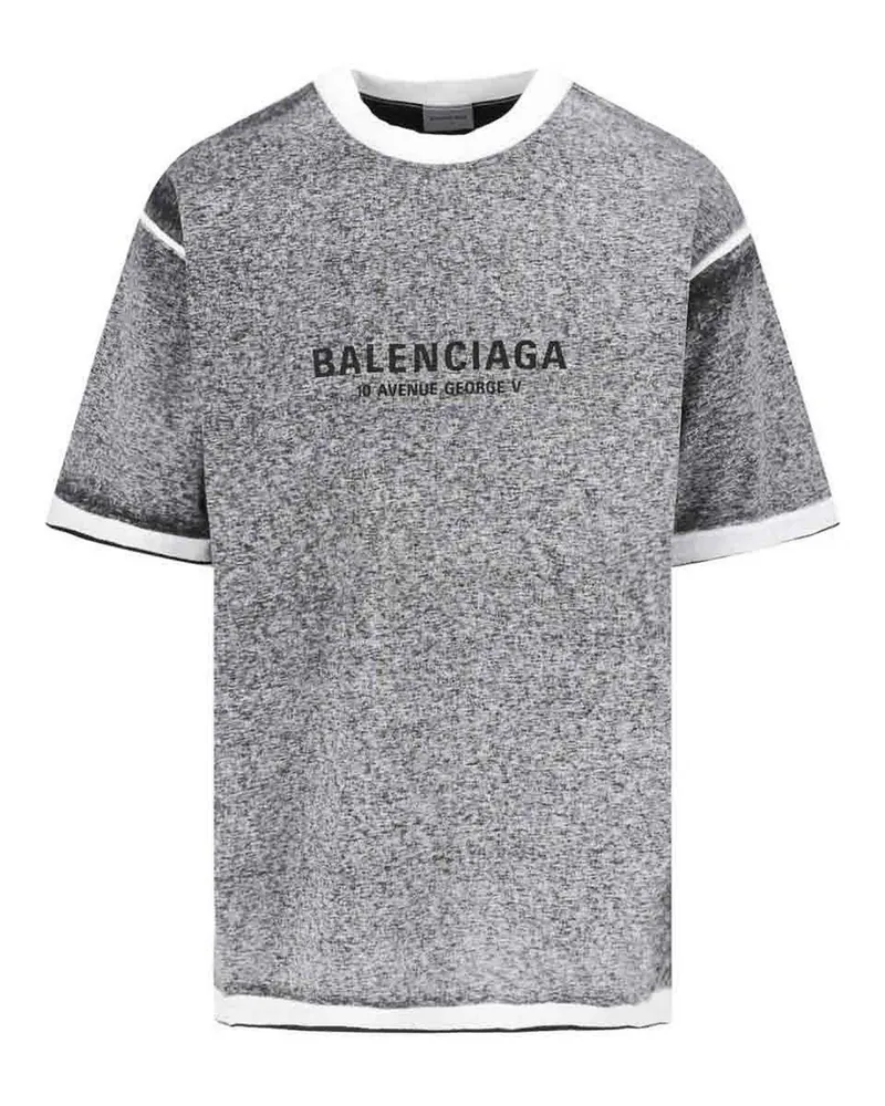 Balenciaga T-Shirt - Grau Grau