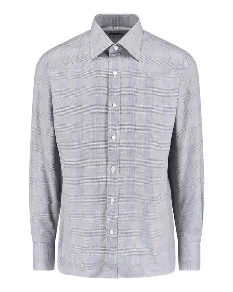 Tom Ford Hemd - Schwarz Schwarz