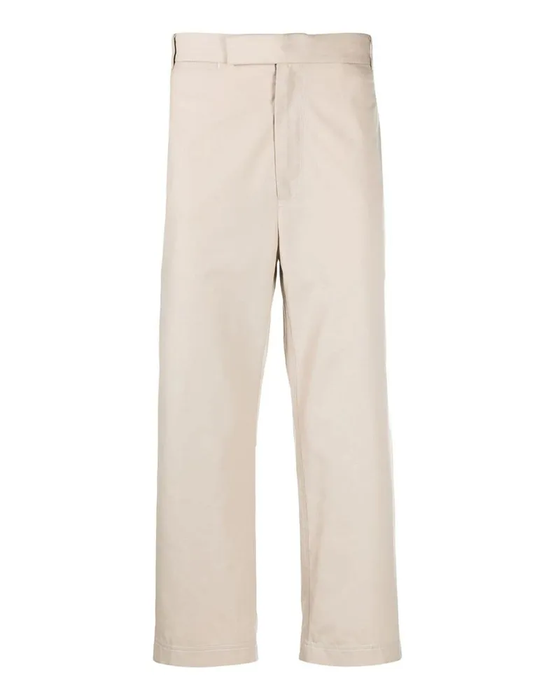 Thom Browne Casual Hose - Hellbraun Weiß