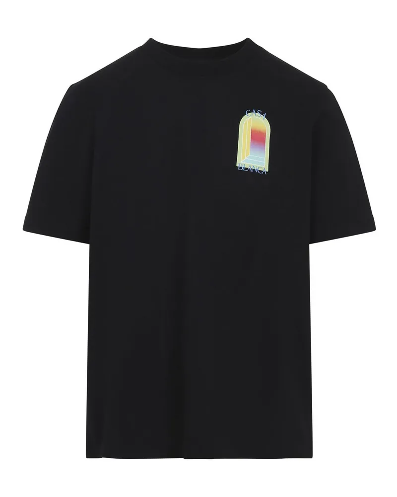 Casablanca Paris T-Shirt - Schwarz Schwarz