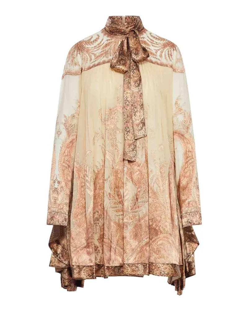 Zimmermann Kurzes Kleid - Nude Nude