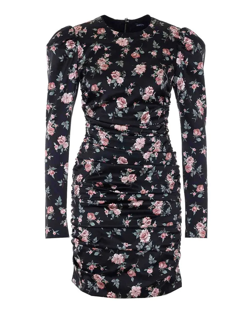 Dolce & Gabbana Knielanges Kleid - Schwarz Schwarz