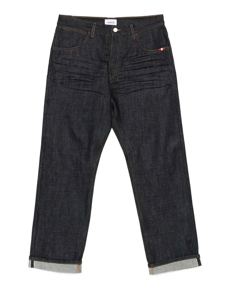 AMI Paris Bootcut Jeans - Blau Blau