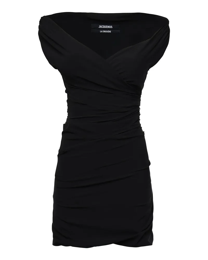 Jacquemus Knielanges Kleid - Schwarz Schwarz