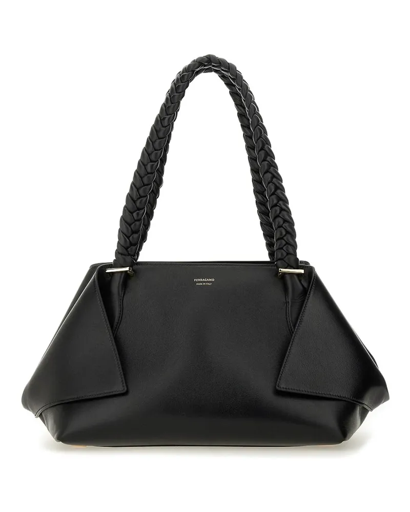 Ferragamo Schultertasche - Schwarz Schwarz