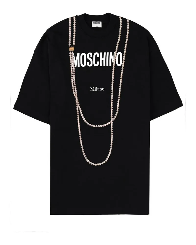 Moschino Kurzes Kleid - Schwarz Schwarz