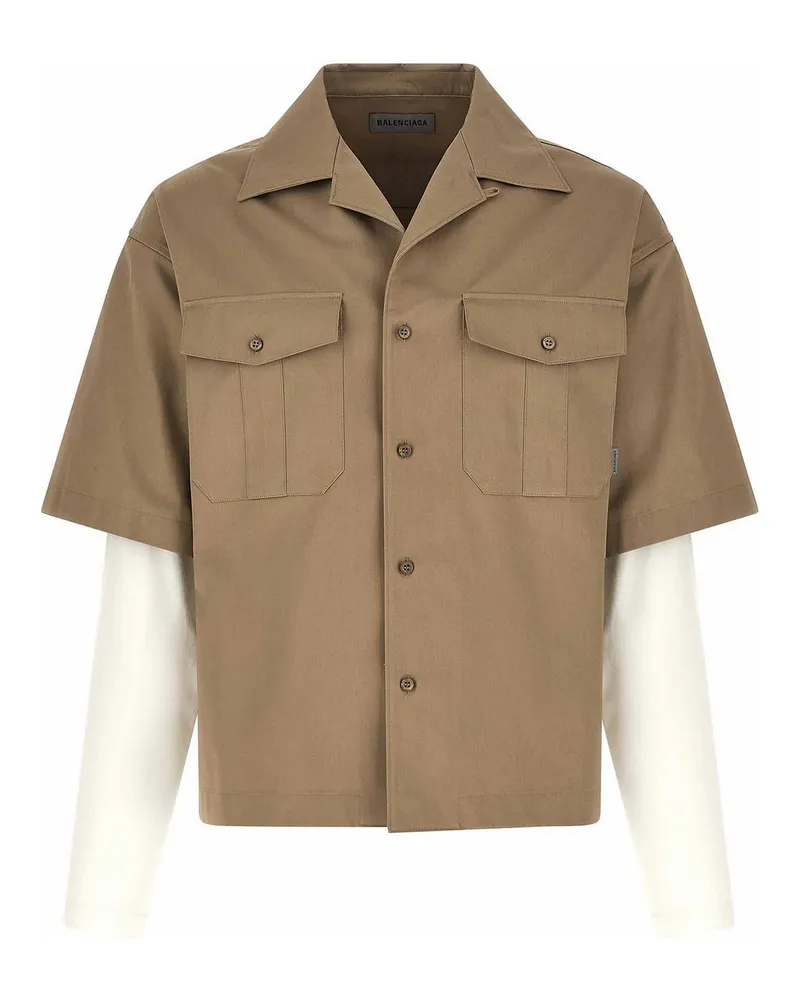 Balenciaga Hemd - Beige Beige