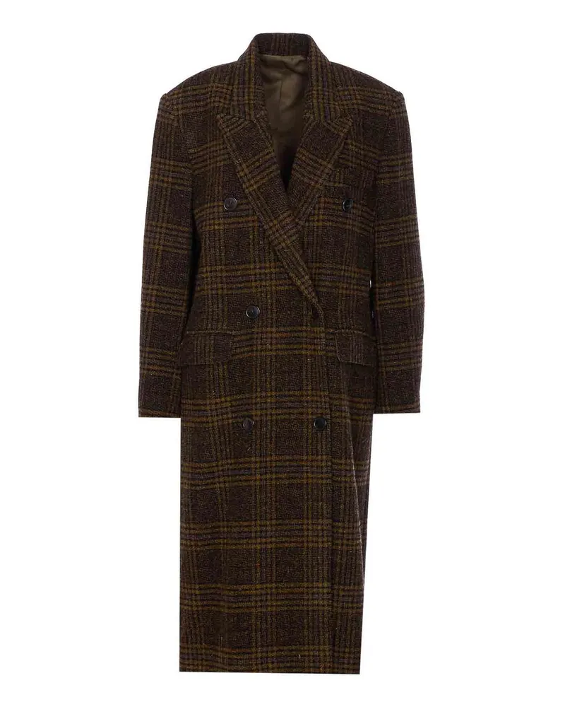 Étoile Isabel Marant Kurzer Mantel - Hellbraun Hellbraun