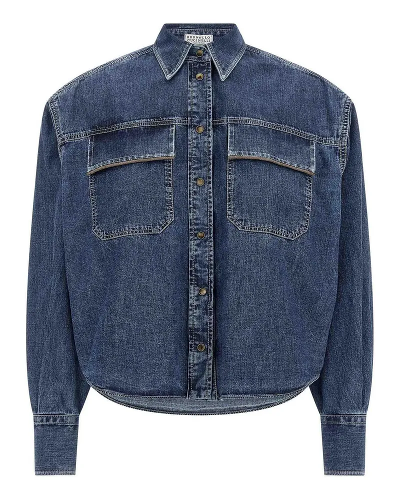 Brunello Cucinelli Hemd - Blau Blau