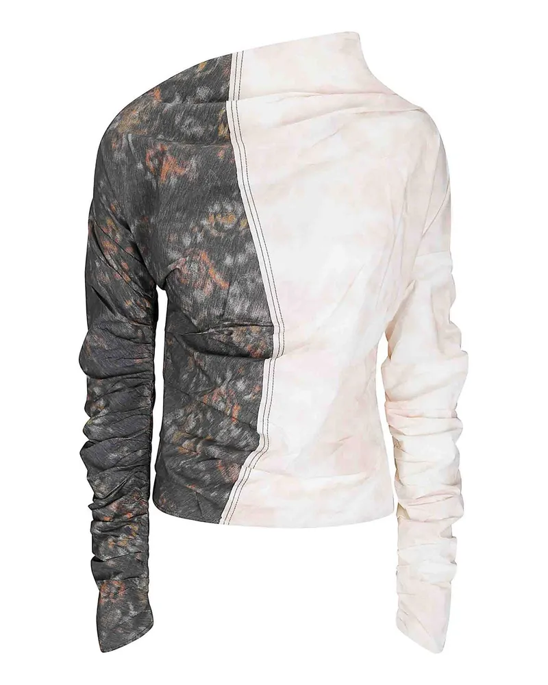 Ganni Top - Weiß Weiß