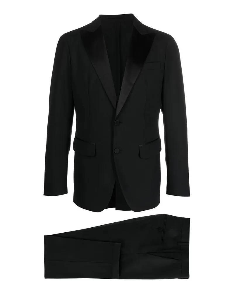 Dsquared2 Eleganter Anzug - Schwarz Schwarz