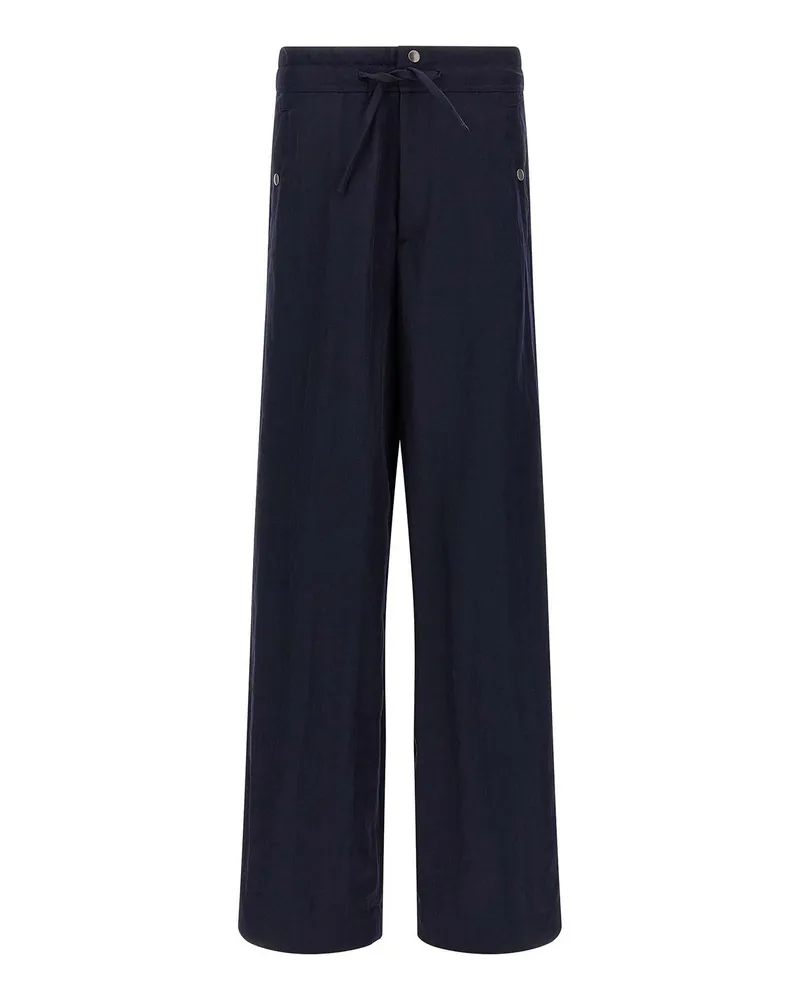 Dries van Noten Casual Hose - Blau Blau