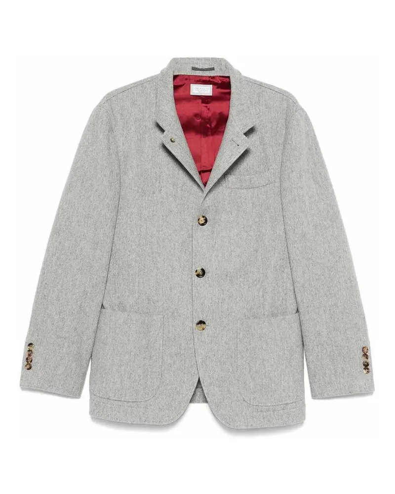 Brunello Cucinelli Blazer - Hellgrau Hellgrau