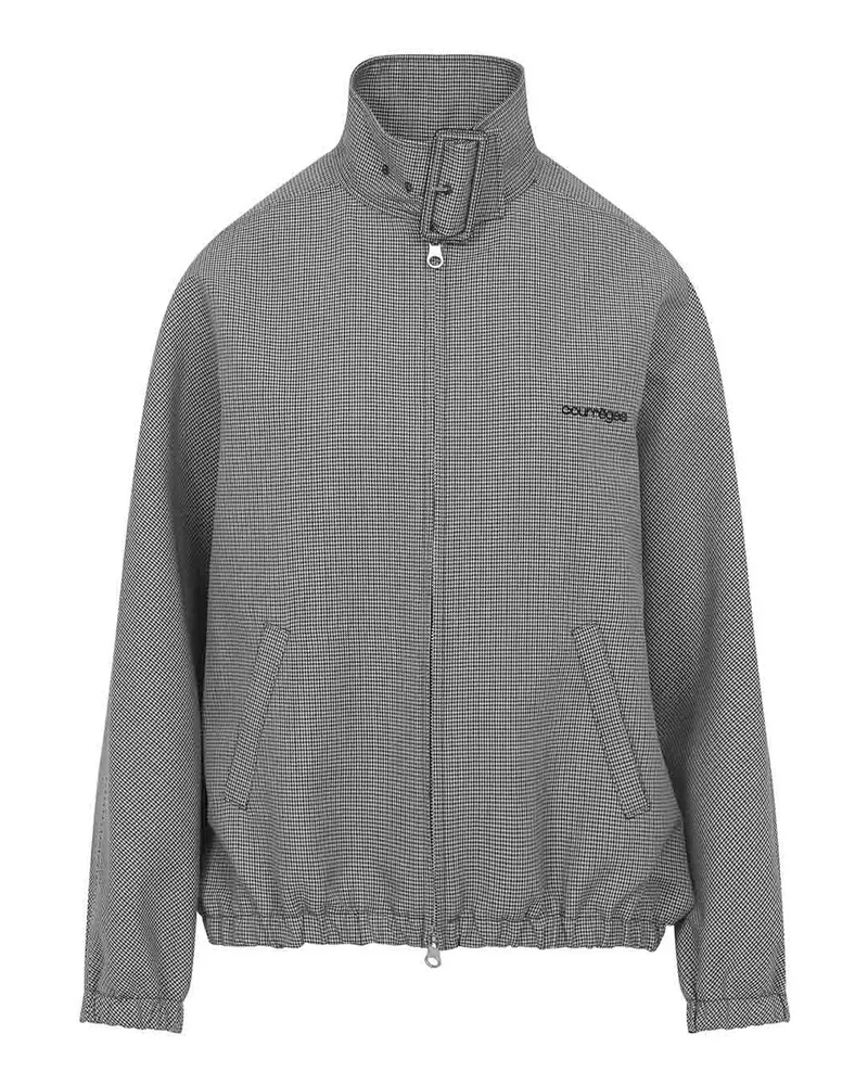 Courrèges Bomberjacke - Schwarz Grau