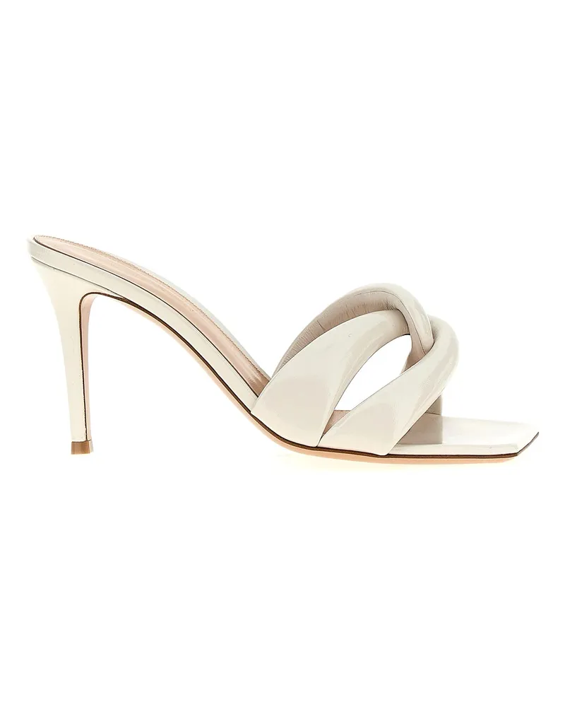 Gianvito Rossi Mules - Weiß Weiß
