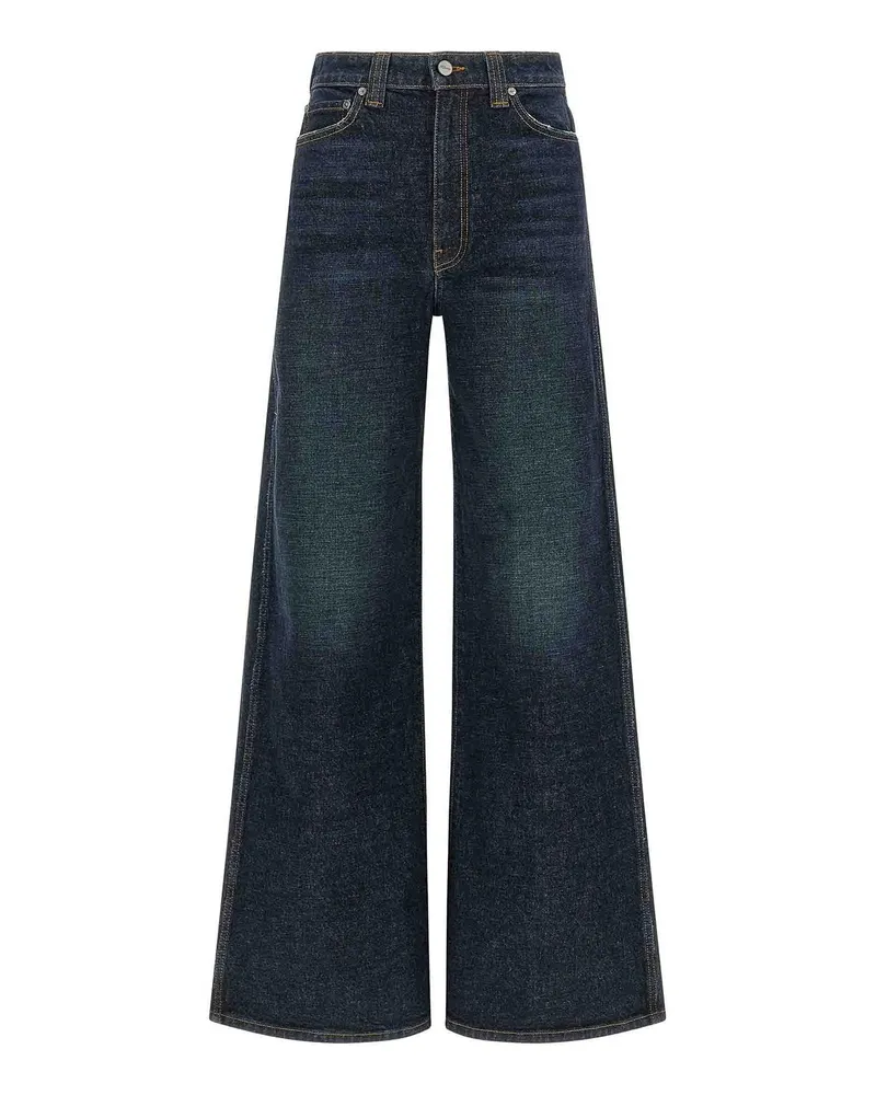 KHAITE Schlagjeans - Blau Blau