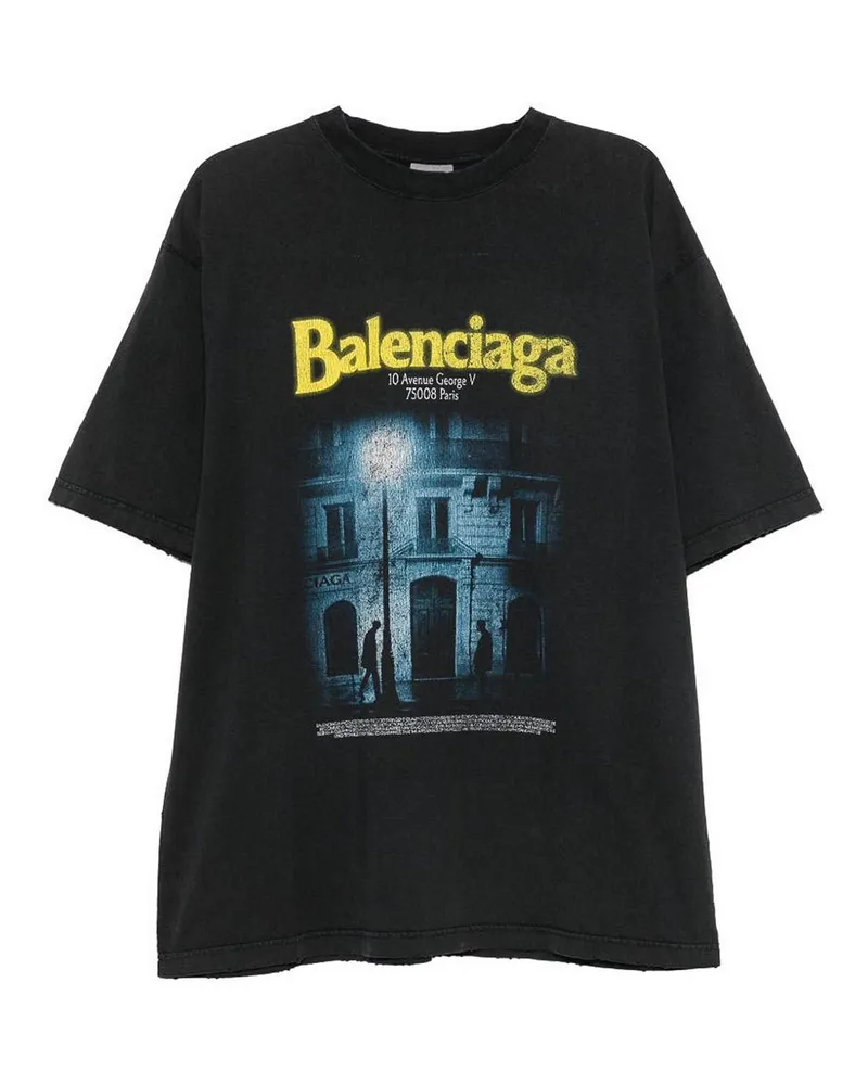 Balenciaga T-Shirt - Schwarz Schwarz