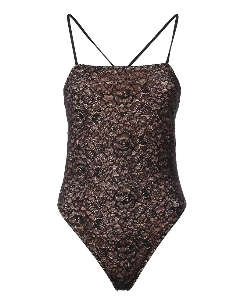 Dolce & Gabbana Badeanzug - Schwarz Schwarz