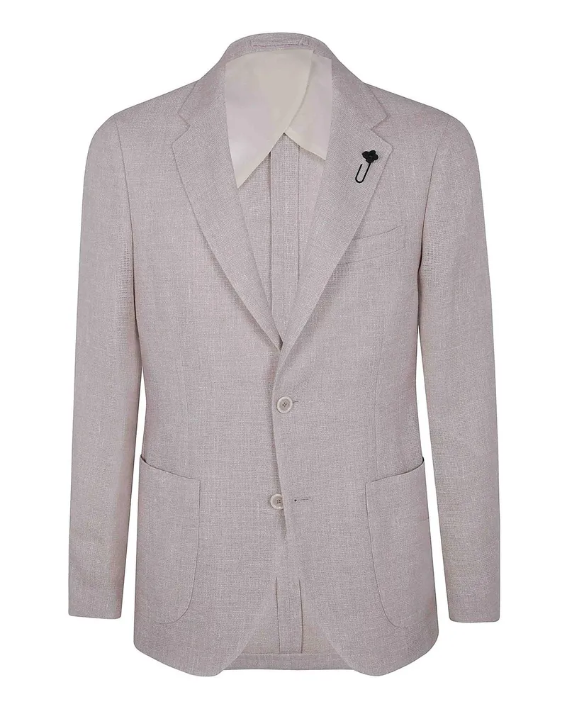 LARDINI Casualjacke - Weiß Weiß