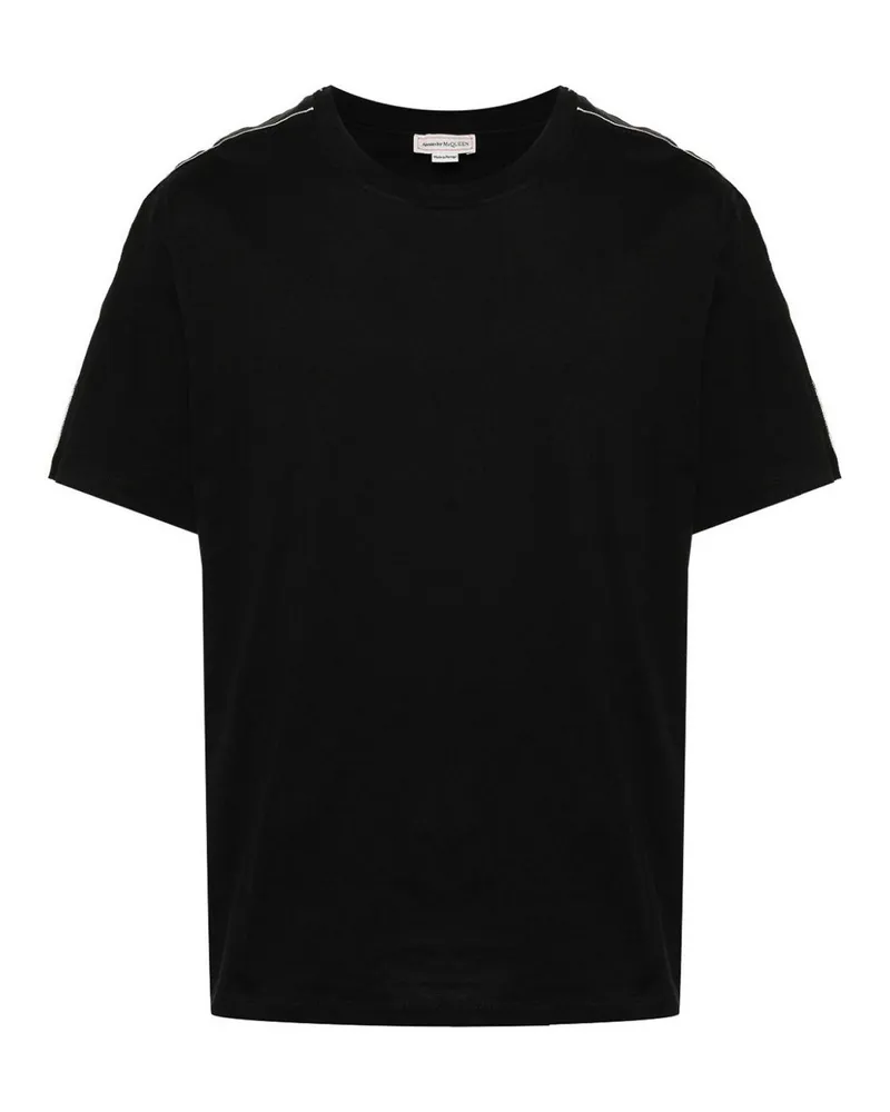 Alexander McQueen Rundhalspullover - Schwarz Schwarz