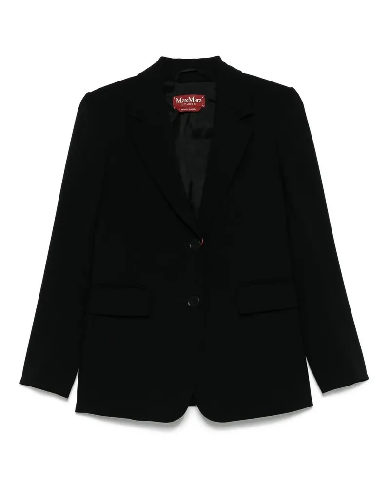 Max Mara Casualjacke - Schwarz Schwarz