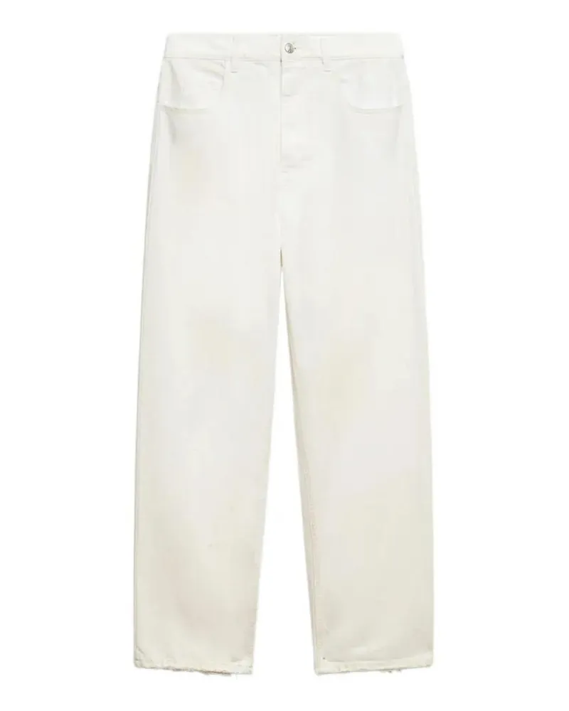 Marni Straight Leg Jeans - Weiß Weiß