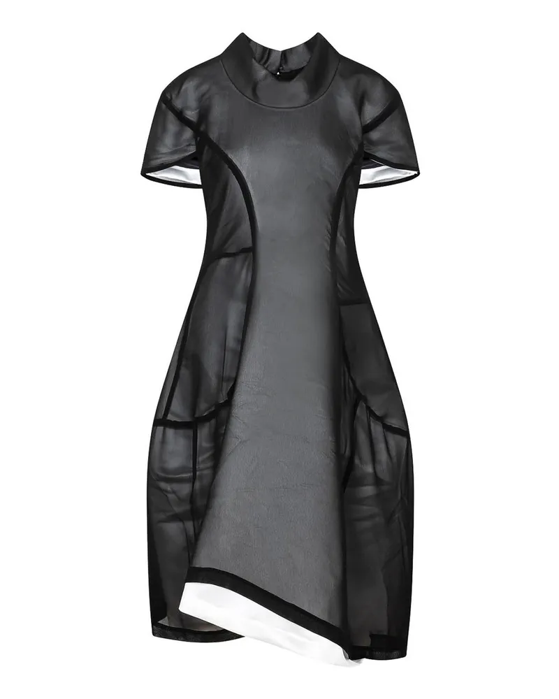 Comme des Garçons Kurzes Kleid - Schwarz Schwarz