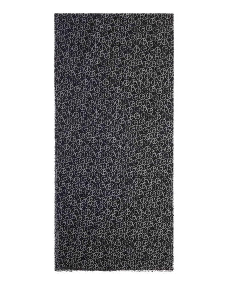 Giorgio Armani Schal - Schwarz Schwarz
