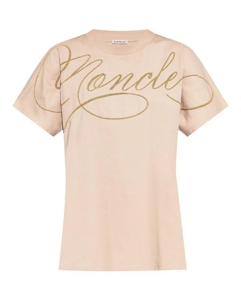 Moncler T-Shirt - Beige Beige