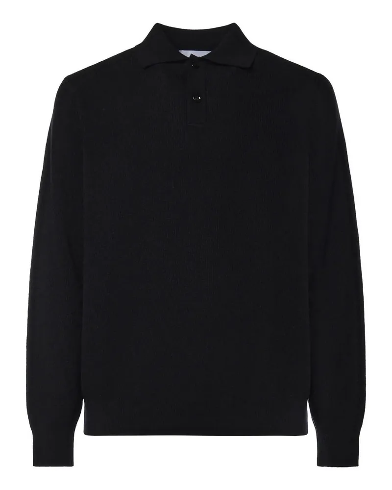 LARDINI Poloshirt - Schwarz Schwarz