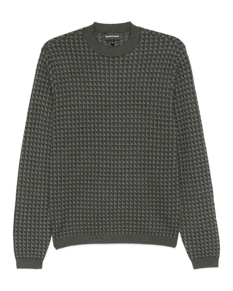 Emporio Armani Rundhalspullover - Grün Grün