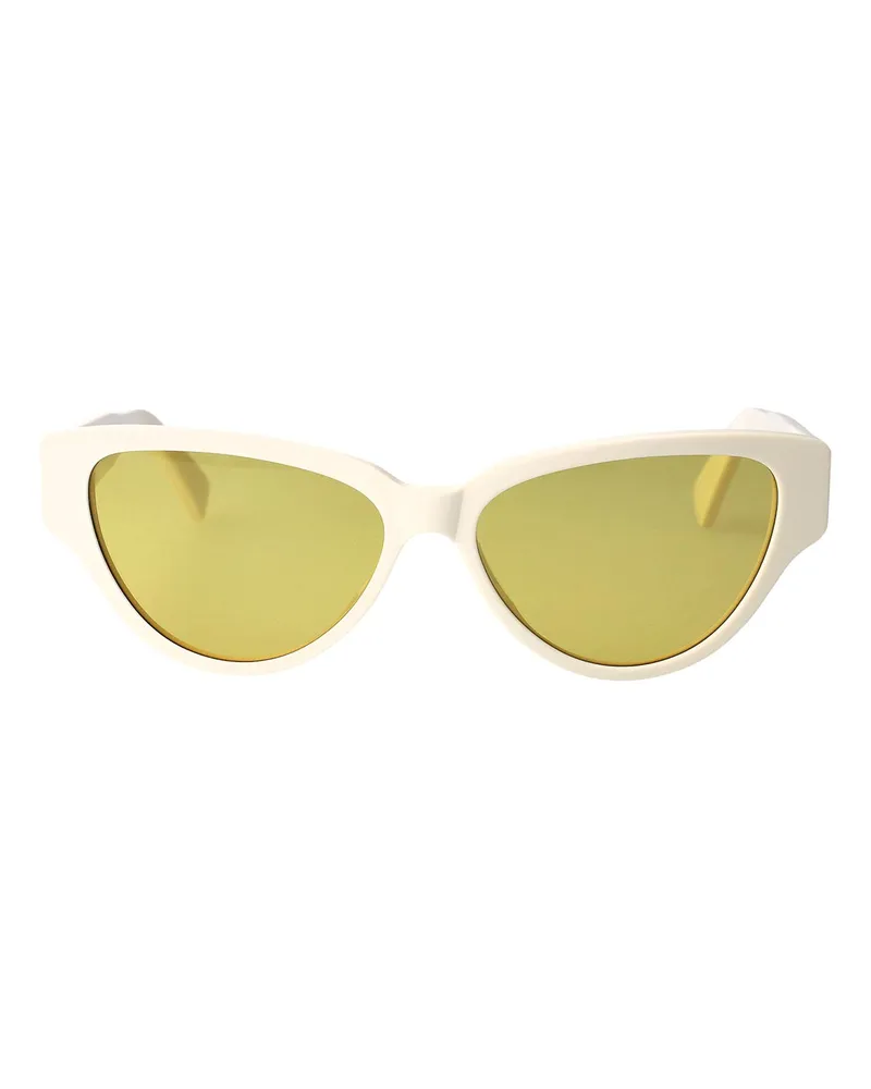 Bottega Veneta Sonnenbrille - Weiß Weiß