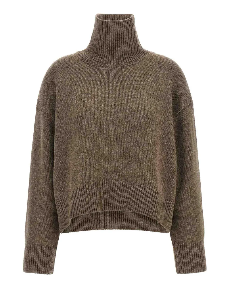 Loulou Studio Rollkragenpullover - Braun Braun