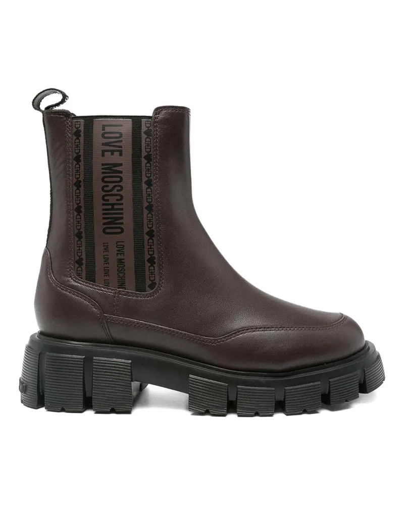 Moschino Stiefel - Braun Braun