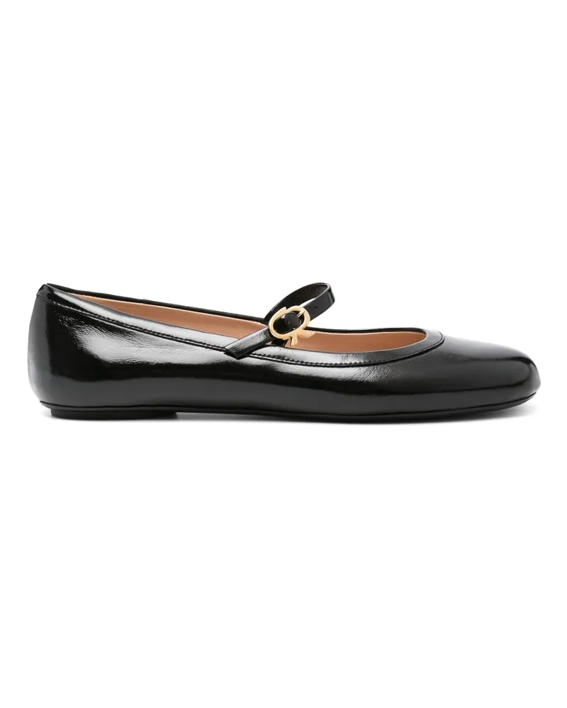 Gianvito Rossi Ballerinas - Schwarz Schwarz