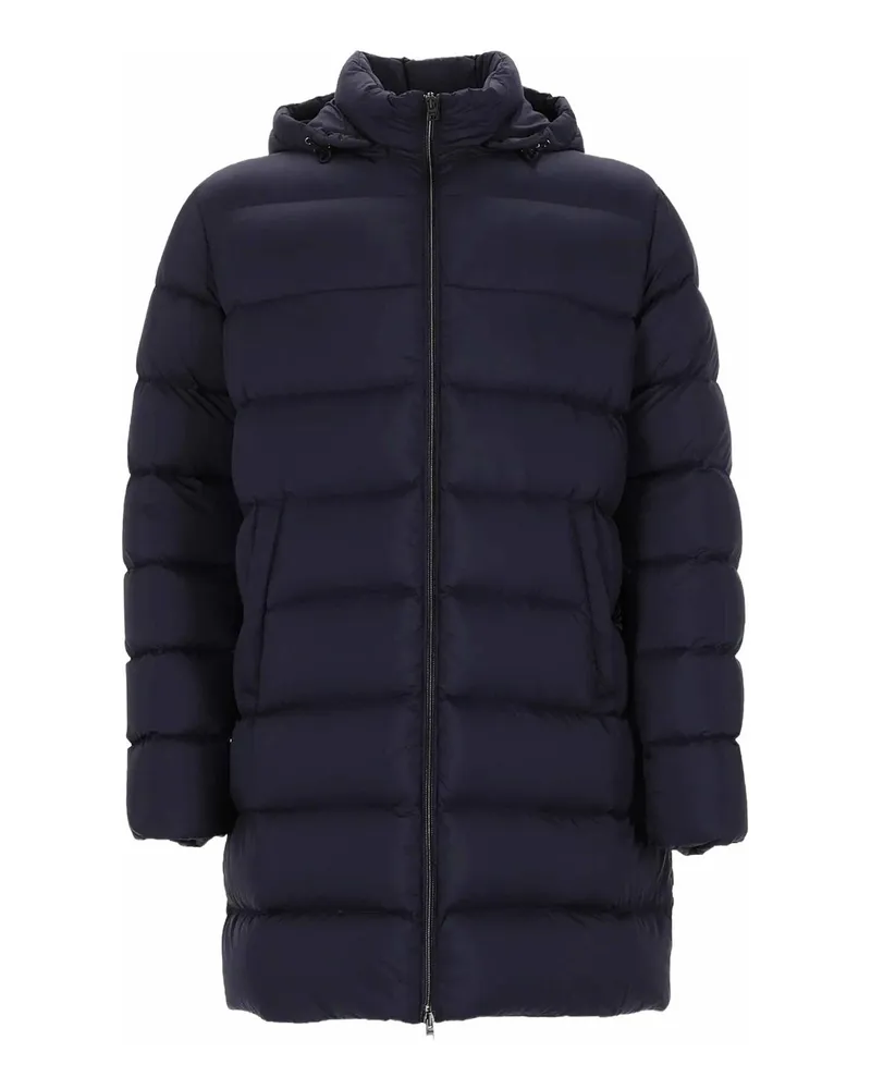 Herno Langer Mantel - Blau Blau