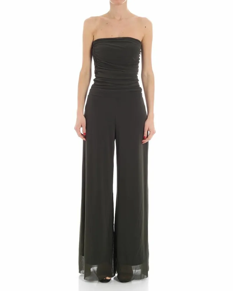 FUZZI Knielanges Kleid - Grün Grün