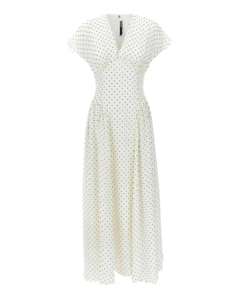 ROTATE Birger Christensen Maxikleid - Weiß Weiß