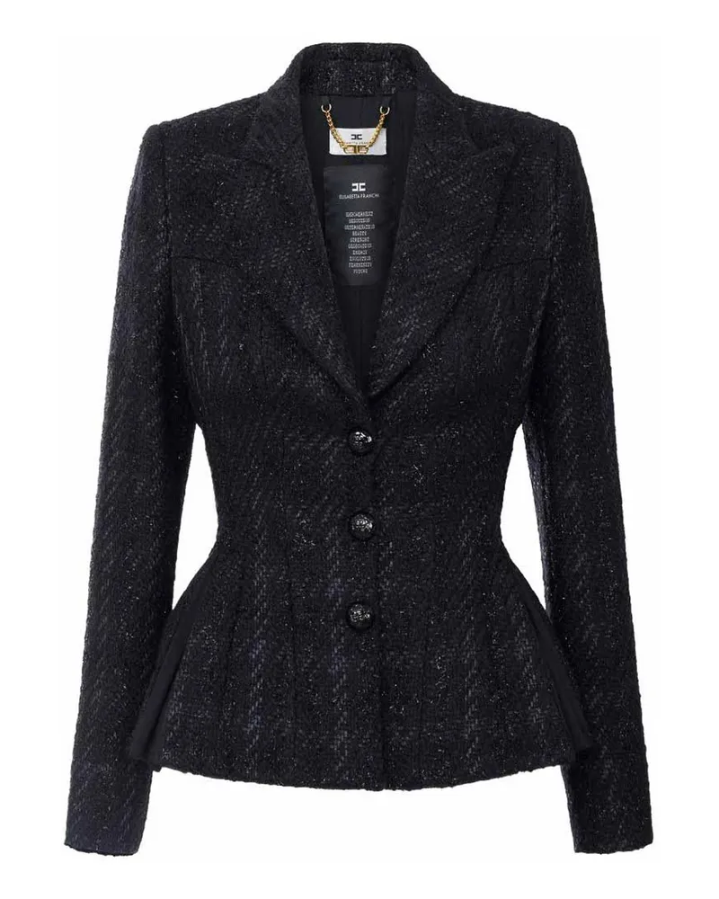 Elisabetta Franchi Blazer - Schwarz Schwarz