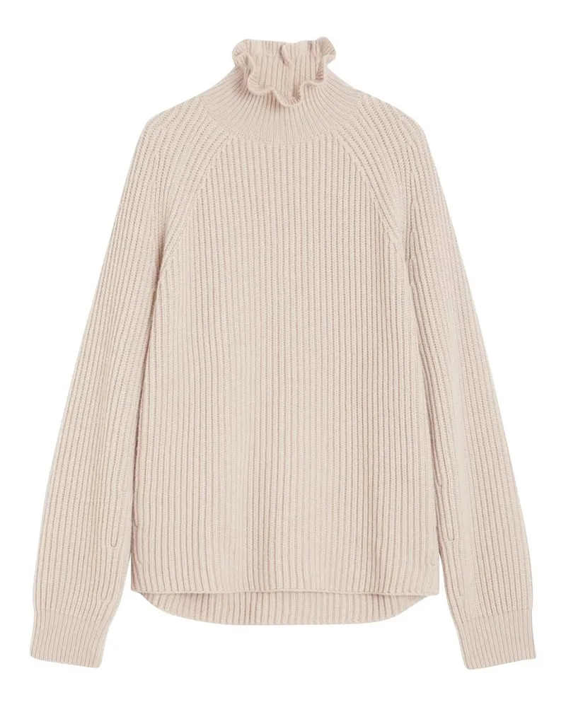 Max Mara Rundhalspullover - Nude Nude