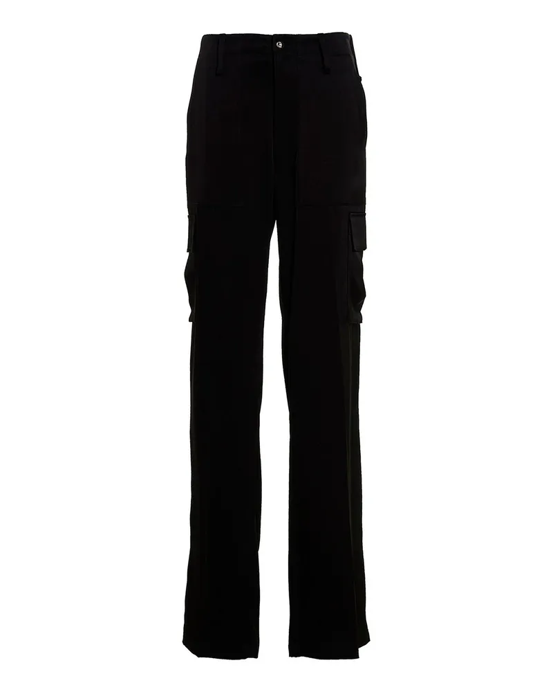 David Koma Casual Hose - Schwarz Schwarz