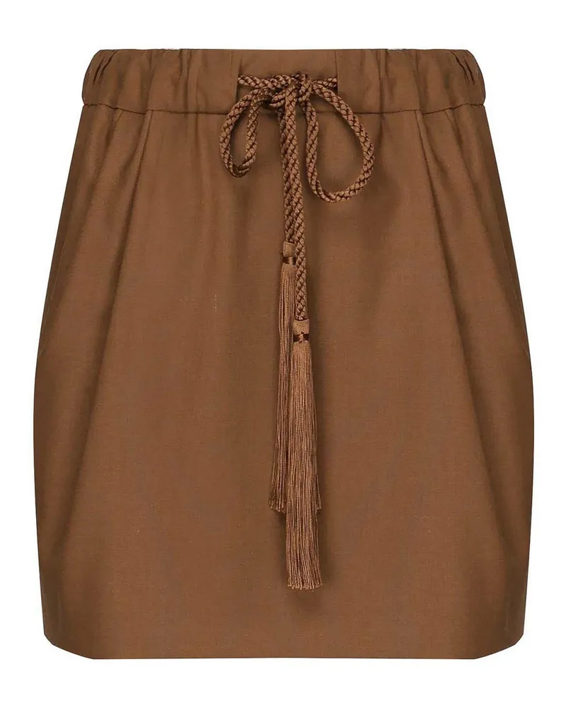 Max Mara Minirock - Braun Braun