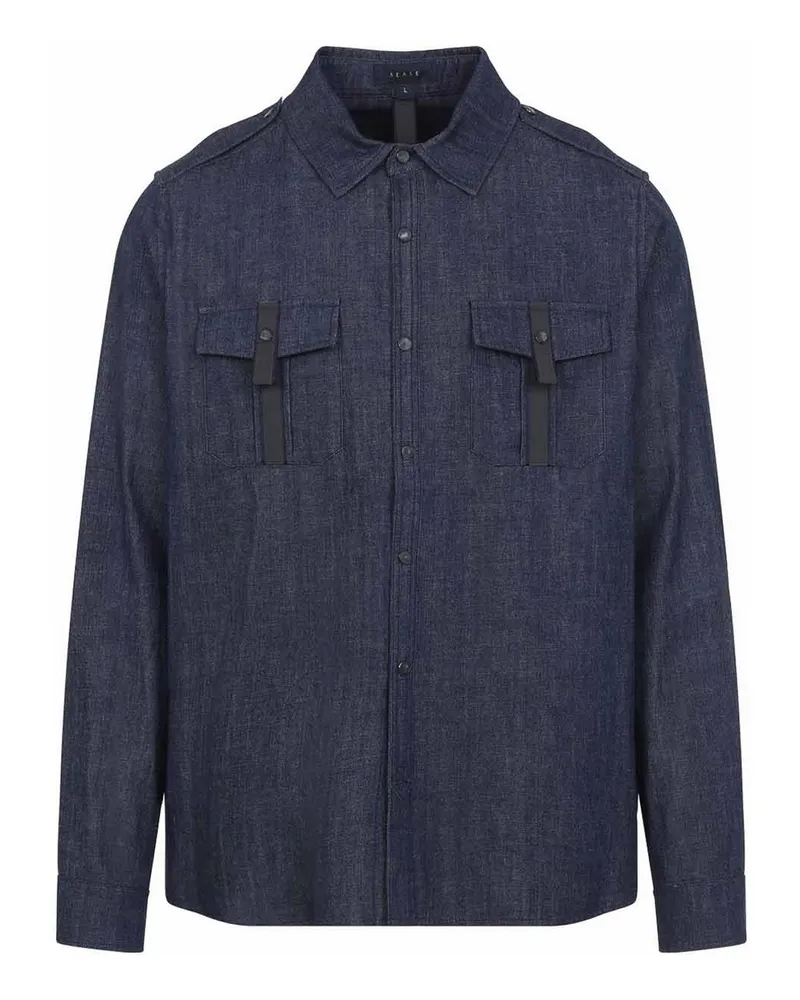 SEASE Hemd - Jeansblau Jeansblau