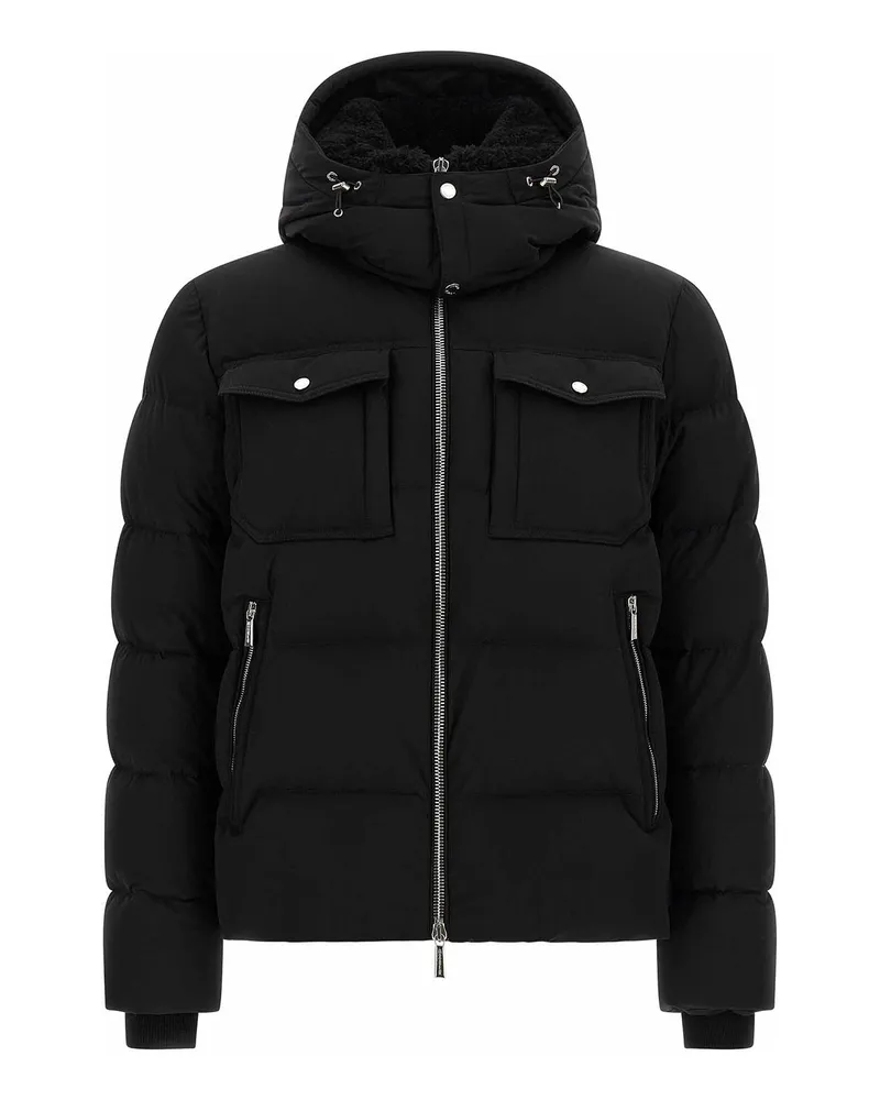 MOORER Bomberjacke - Schwarz Schwarz