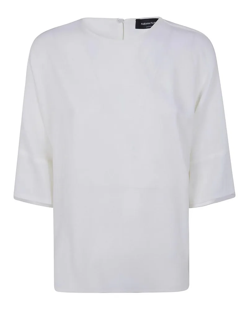 Fabiana Filippi Bluse - Weiß Weiß