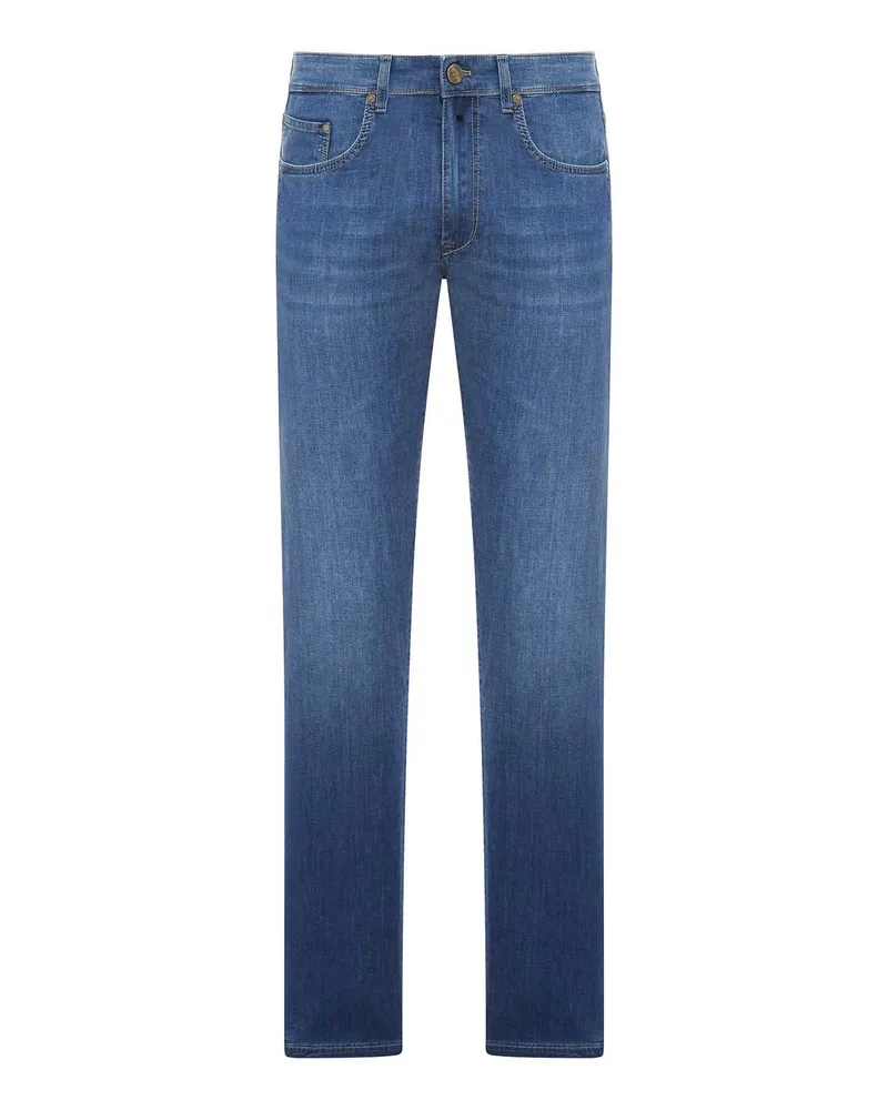 Incotex Straight Leg Jeans - Blau Blau