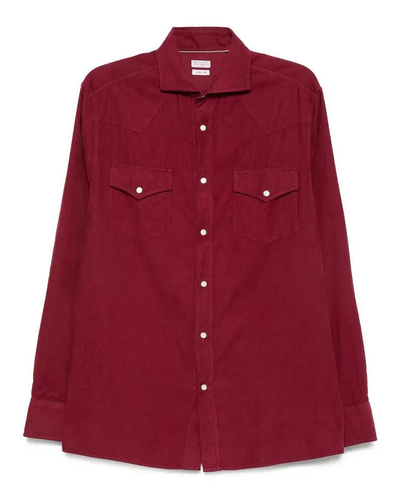 Brunello Cucinelli Hemd - Lila Lila