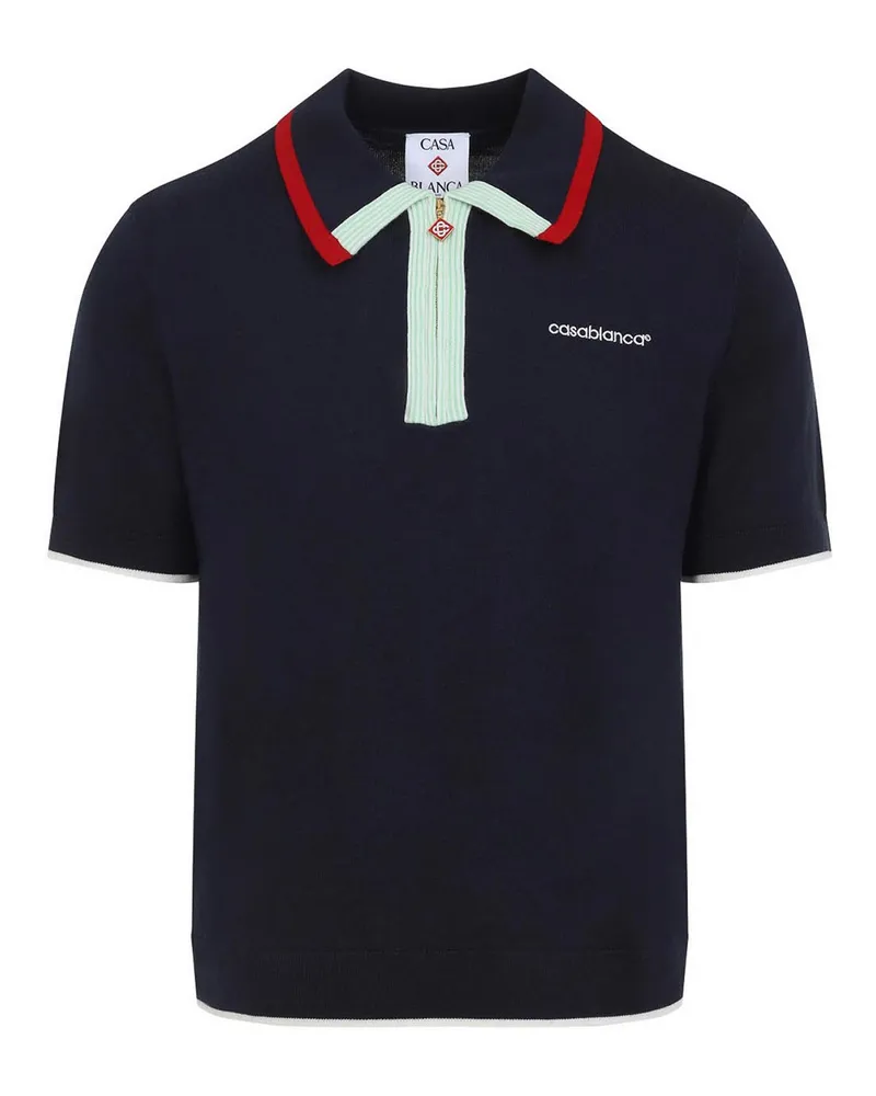 Casablanca Paris Poloshirt - Dunkelblau Dunkelblau